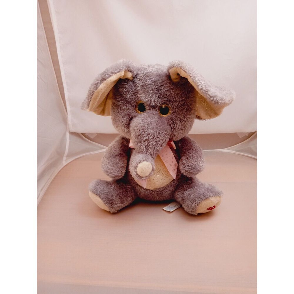 Peek-a-boo Soft Elephant Doll Baby Plush Kids Toy Singing Stuffed Animated